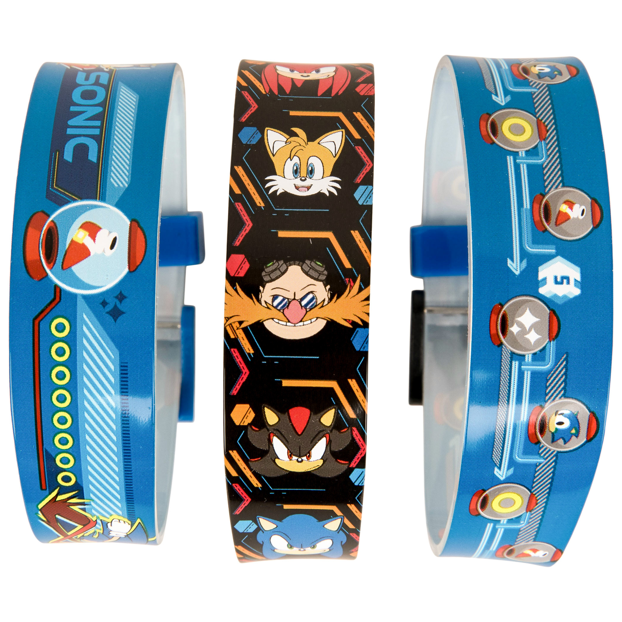 Sonic the Hedgehog Kid's Interchangeable Flashing LCD Watch Set